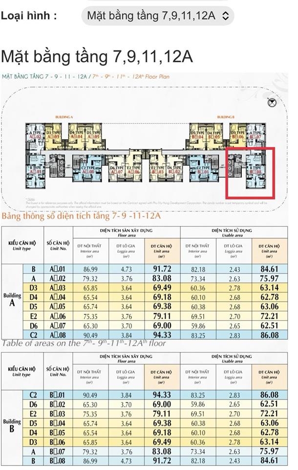 Bán căn góc chung cư hưng phúc premier, 9,8 tỷ, 92m2 phú mỹ hưng, gần trường học canada,3pn giá tốt