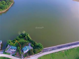 Bán 401m2 đất ở 80m2 bám hồ đông chanh, đường nhựa tận đất, lương sơn hòa bình