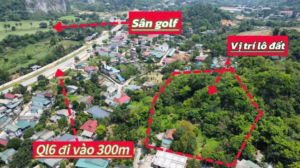 Đất săn hàng hiếm 2300m² lưng tựa núi, view sân golf giá rẻ không tưởng