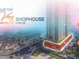 Căn góc shophouse khối đế sun ponte residence 2 tầng, 100m² chỉ 90tr/m2 vị trí vàng ven sông hàn