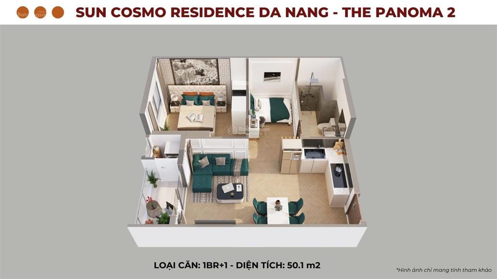 Đừng bỏ lỡ căn 1 pn + tại sun cosmo giá chỉ 2,7 tỷ (full), nhận nhà ngay vào quý 2/2025