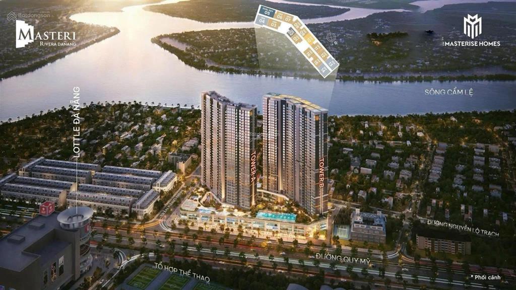 Căn góc 2pn duy nhất còn lại view trực diện sông hàn masterise rivera, giá full chỉ 4,88