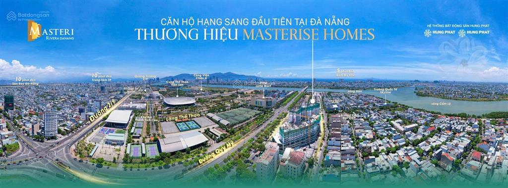 Hot!! chỉ 1 căn duy nhất masterise rivera đà nẵng 68.4m² 2pn tầng 12, chỉ 4.5 tỷ (full), sổ lâu dài