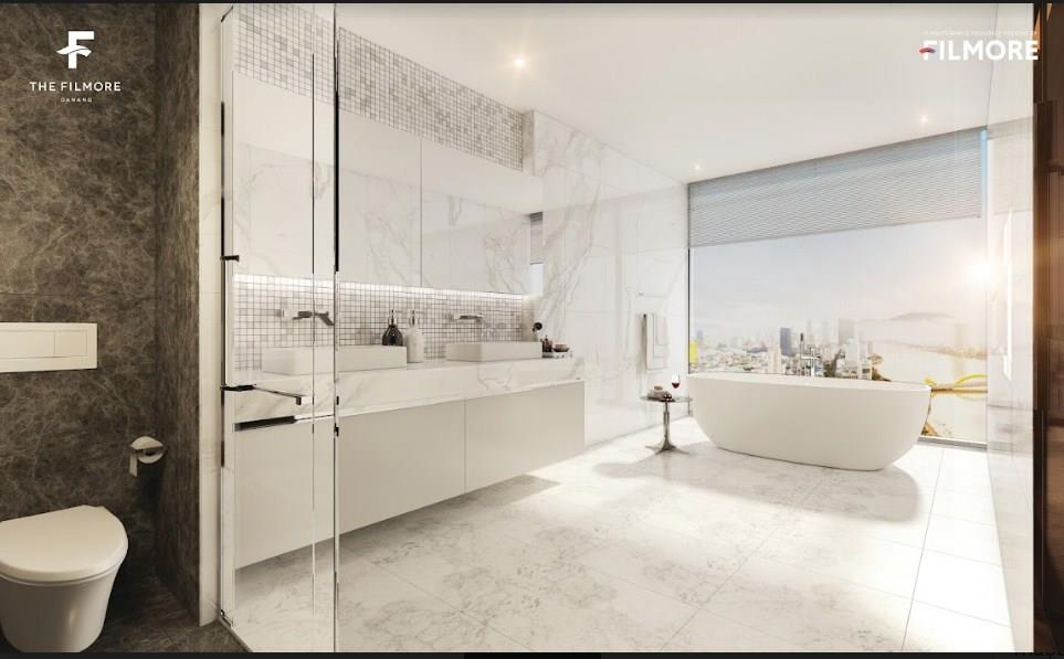 Penthouse 218m²  4 phòng ngủ tại filmore với 3 ban công view trọn sông hàn  mua trực tiếp cdt