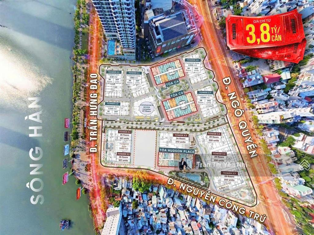 5 suất ngoại giao căn hộ capital square đà nẵng view sông hàn, 4 mặt tiền| giá chỉ từ 3,8 tỷ (full)