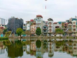 Lô góc, view hồ, ô tô tránh, kinh doanh, cự khối, bát khối, lb, dt 75 m, mt 15 m, giá 10 tỷ 7