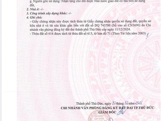 Bán lô góc 2 mt , tỉnh lộ 43, bình chiểu  hoa hồng 1.5%