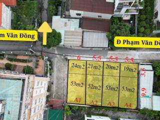 Gửi bán 2 nền f0 hẻm 526, p.linh đông