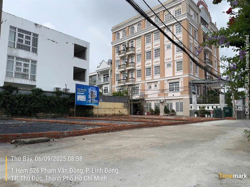 Gửi bán 2 nền f0 hẻm 526, p.linh đông