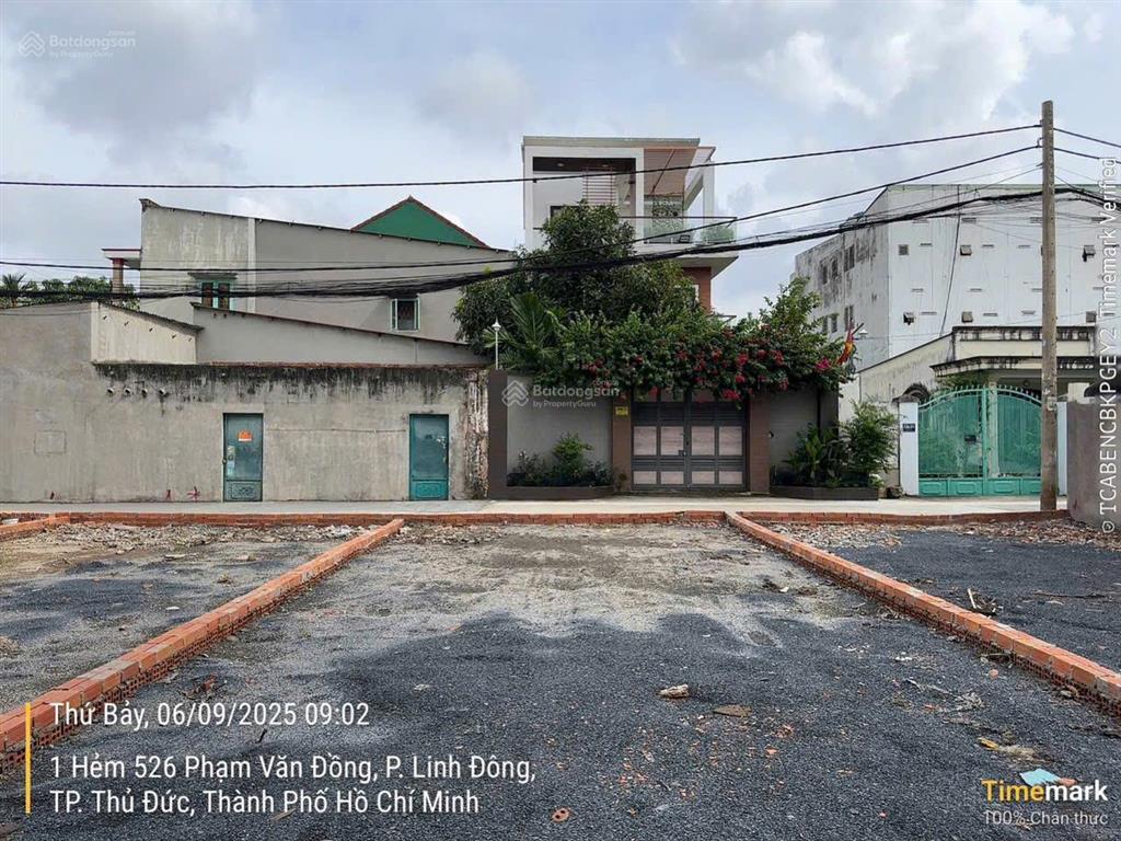 Gửi bán 2 nền f0 hẻm 526, p.linh đông