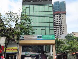 Cho thuê toà nhà mp ngọc hồi, hoàng mai. dt 140m2, 6 tầng, mt 8m, thông sàn, thang máy, giá 75tr