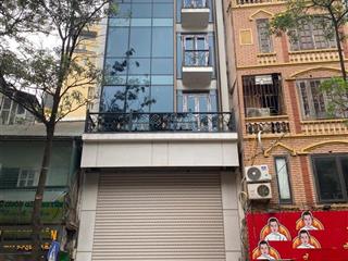 Cho thuê nhà mặt phố vạn phúc, hà đông 75m², 6 tầng 1 hầm, mt 5m, thông sàn, thang máy, giá 60tr