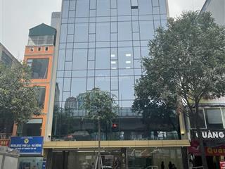 Cho thuê toà nhà mp quang trung, hà đông. dt 235m2, 8 tầng 1 hầm, thông sàn, pccc đầy đủ, giá 280tr