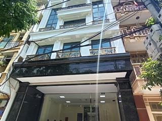 Cho thuê nhà mp hà cầu, hà đông. dt 130m2, mt 8,5m, 7 tầng, 1 hầm, thông sàn, thang máy, 120tr/th