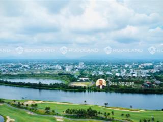Rất đẹp bán đất 2 mặt tiền fpt ngang 7.2m view kênh sát toà fpt plaza 4  bđs rồng đỏ chuyên fpt