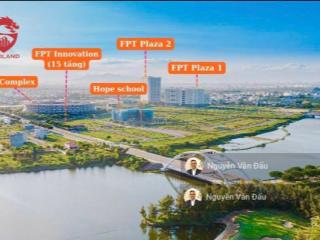 Bán lô view vườn hoa block b2.102 ngay cổng fpt complex. thuận lợi kinh doanh