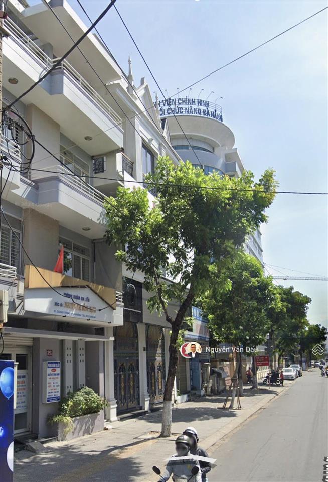 Cho thuê lâu dài nhà 3.5 tầng mặt tiền rộng 7m đường quang trung, gần bệnh viện đa khoa đà nẵng