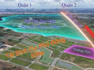 Bán gấp lô 140m2 tdc phú đông  nhơn trạch, mt đ. hùng vương, ngay cầu cát lái, 2ty150 sang tên