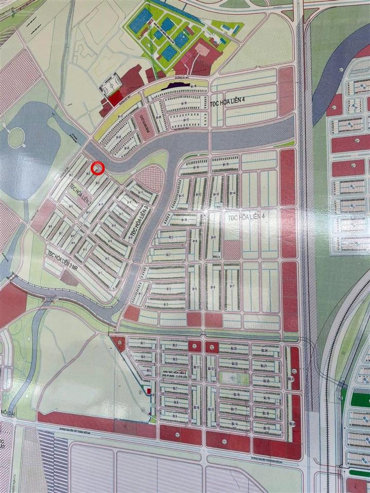 Chào bán lô góc ngã 3 hòa liên 2  view kênh mát mẻ. gần đường đt 601  ngan 9m3  giá 5,25 tỷ