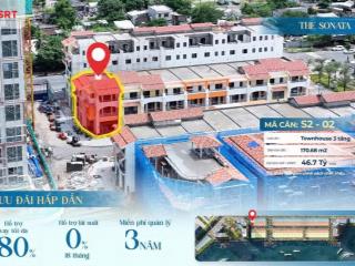 Độc quyền shophouse 3t, dt 171m2, giá chỉ 42 tỷ (tttđ), thích hợp kd, cho thuê  0932 509 *** na