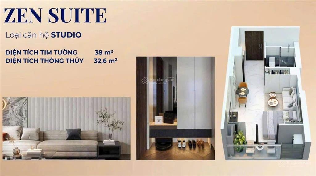Chiết khấu 13%  bán căn studio 38m2 tầng đẹp, view siêu đẹp thuộc the opus one chỉ 2,6 tỷ