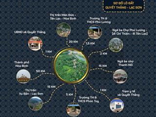 Bán trang trại, khu nghỉ dưỡng tại xã quyết thắng, lạc sơn, hòa bình, 3300m2, giá thỏa thuận