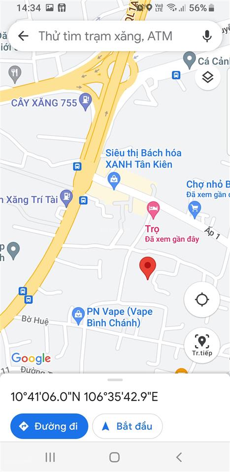 Đất 161m2 thổ cư chính chủ an phú tây  hưng long, bình chánh