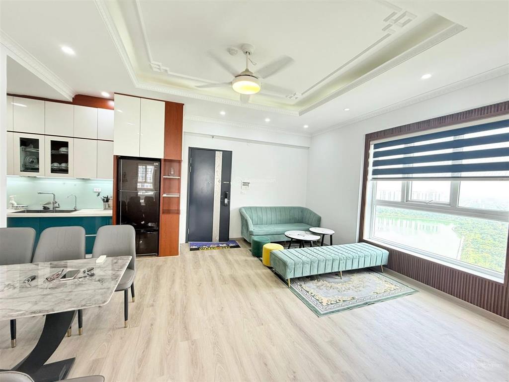 Căn góc view hồ vuông vắn 2 ngủ 68m2 giá nhỉnh 3tỷ chút full đồ