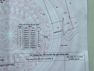 Bán lô đất đẹp có nhà sẵn tại xã bình khánh, cần giờ, tp. hcm, dt 4078.6 m², sẵn 494 m² thổ cư