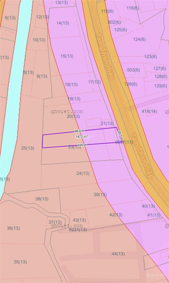Bán đất ở đường tam thôn hiệp, cần giờ, hồ chí minh, 5 triệu / m2, 1872 m2