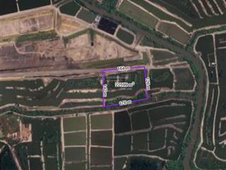 Bán gấp đất nền 22601m2 tại xã lý nhơn, cần giờ, hcm, giá 700 nghìn / m2