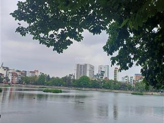 Bán mặt phố xã đàn 105m  kinh doanh  thang máy  view hồ.