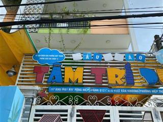 Bán nhà lê văn khương 5 tầng 218m2 thang máy hẻm xe hơi 6m  hiệp thành q12