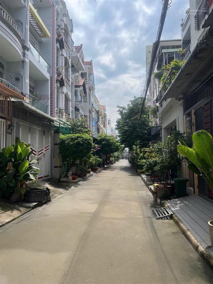 Bán nhà hẻm 6m ô tô vào nhà, phan huy ích, p.12, gò vấp, 9.9tỷ, 77m2(4.5x17), 4tầng