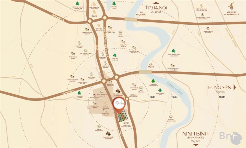 Bán liền kề nammon square thường tín xuất ngoại giao