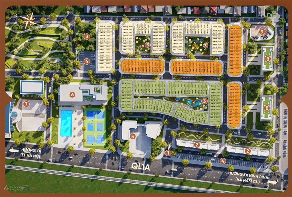 Bán liền kề nammon square thường tín xuất ngoại giao