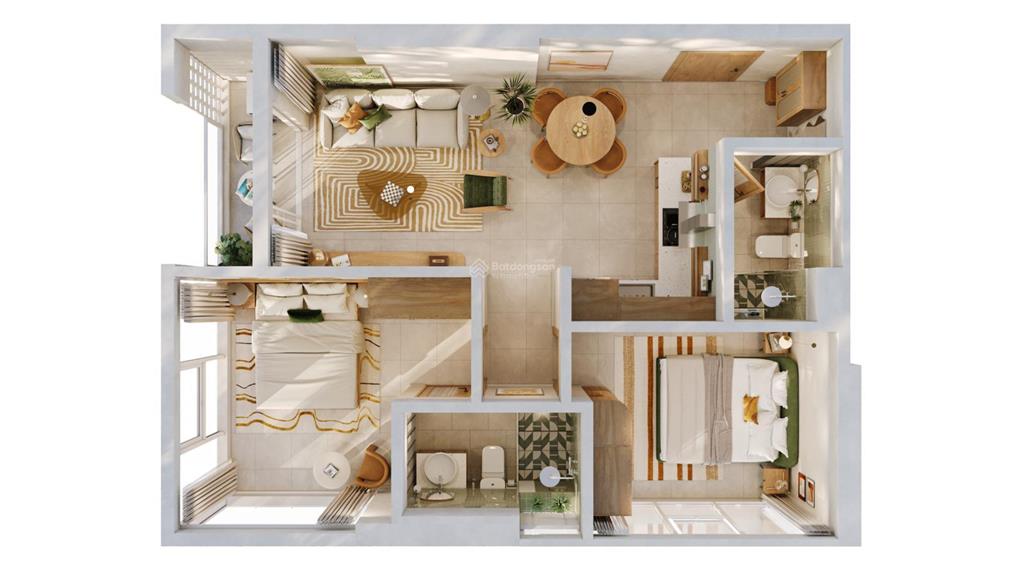 Căn hộ góc libera nha trang 60m2 2pn 2wc view trực diện biển giá tốt. full nội thất. giá tốt nhất