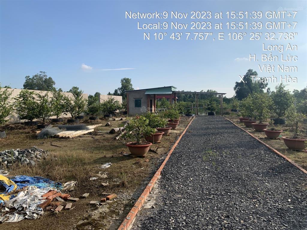 Bán nhà vườn tại đường 816, bến lức, long an, giá 6,3 tỷ, diện tích 2700 m2 , có 300m2 đất ở