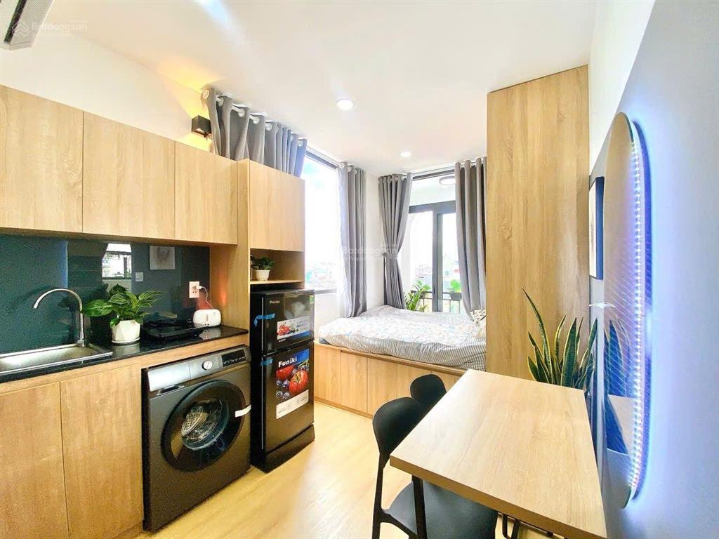 Tòa căn hộ dịch vụ 5 tầng  16p thu nhập 80tr/th gần emart gò vấp full nt cao cấp ngang 5*16 vuông