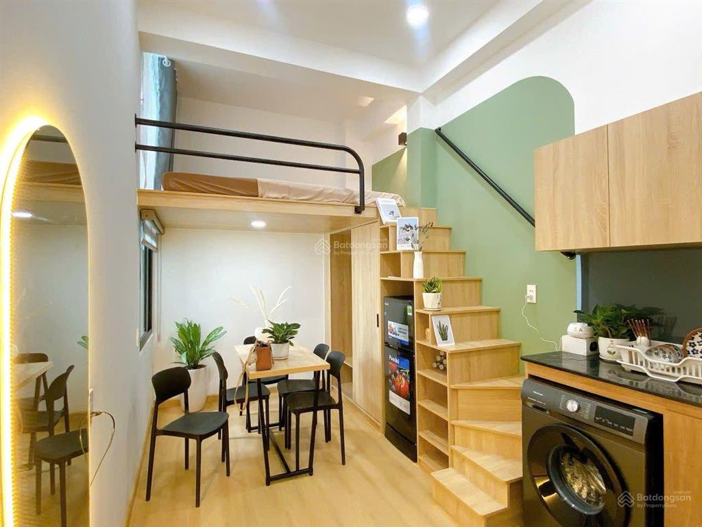 Tòa căn hộ dịch vụ 5 tầng  16p thu nhập 80tr/th gần emart gò vấp full nt cao cấp ngang 5*16 vuông