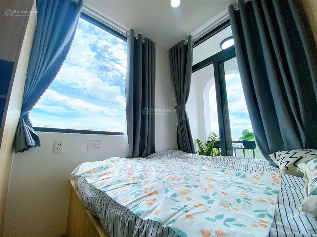 Tòa căn hộ dịch vụ 5 tầng  16p thu nhập 80tr/th gần emart gò vấp full nt cao cấp ngang 5*16 vuông