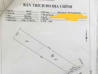 Bán đất 600m2 tại quốc lộ 91, phước thới, ô môn, cần thơ, giá ưu đãi 2,5 tỷ