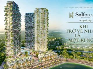 Bán căn hộ chung cư tại sol forest ecopark, 4.180 tỷ 63m2, view btđ, full nội thất