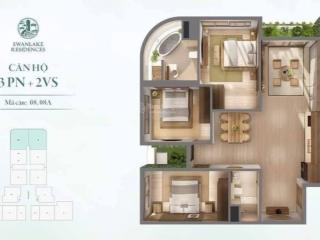 Bán căn hộ hoa hậu 3pn onsen ecoparl giá tốt 98m2, giá 8.2,tỷ view hồ thiên nga, sân golf