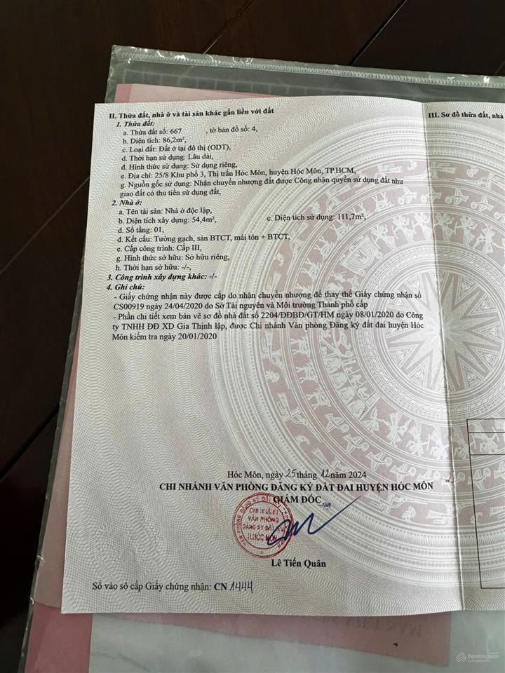 Chính chủ bán căn nhà tâm huyết tại trung tâm thị trấn hóc môn (có thương lượng)
