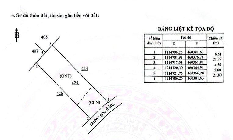 Bán đất thổ cư mặt tiền ngang 6.5m, vuông vức, trung tâm xã suối cao, nhiều tiện ích, hơn 400tr