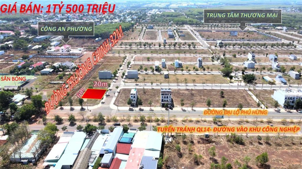 Lô đất 6m xây nhà ở bao đẹp cách dt741 130m|| đối diện dân buôn bán hàng rong đông đúc