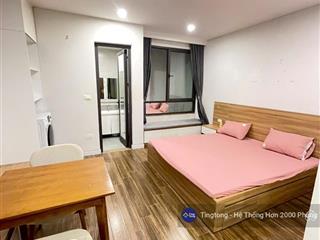 Tingtong 32  siêu phẩm studio full nội thất cao cấp có bãi ô tô gần ngã tư sở vào ở ngay