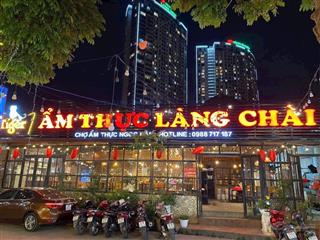 Lê đức thọ ăn uống víp nhất mỹ đình diện tích 230m2 mặt tiền 10m vỉa hè để 5 hàng xe rộng rãi