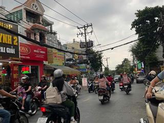 Bán nhà 2 mặt tiền nguyễn văn khối đối diện công viên làng hoa  4 tầng dt 6x34 không lg cn 204m2